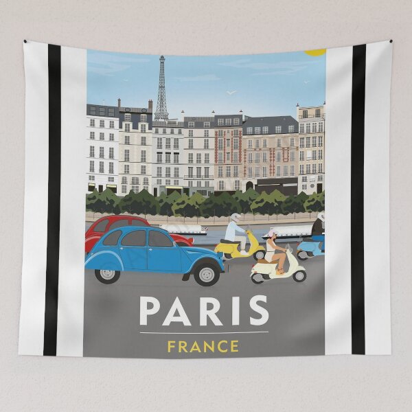 Aperçu de l'œuvre Affiche de voyage France créée et vendue par cynecane.