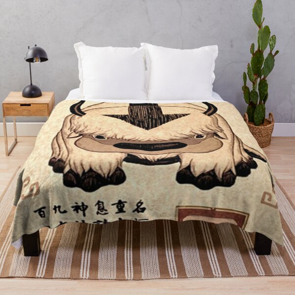 Avatar the Last Airbender Lost Appa Poster Throw Blanket