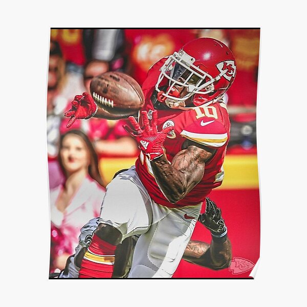 Tyreek Hill Poster Kansas City Chiefs Canvas Print Wall 