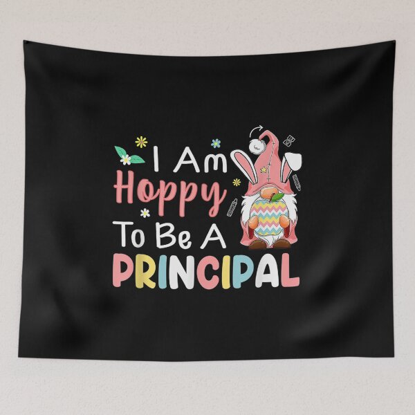 Item preview, I Am Hoppy To Be A Principal Bunny Egg Gnome Happy Easter  designed and sold by doriaali.