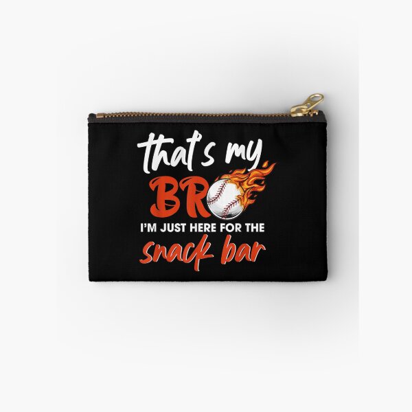 Item preview, Rd That's My Bro I'm Just Here For Snack Bar Funny Baseball  designed and sold by doriaali.