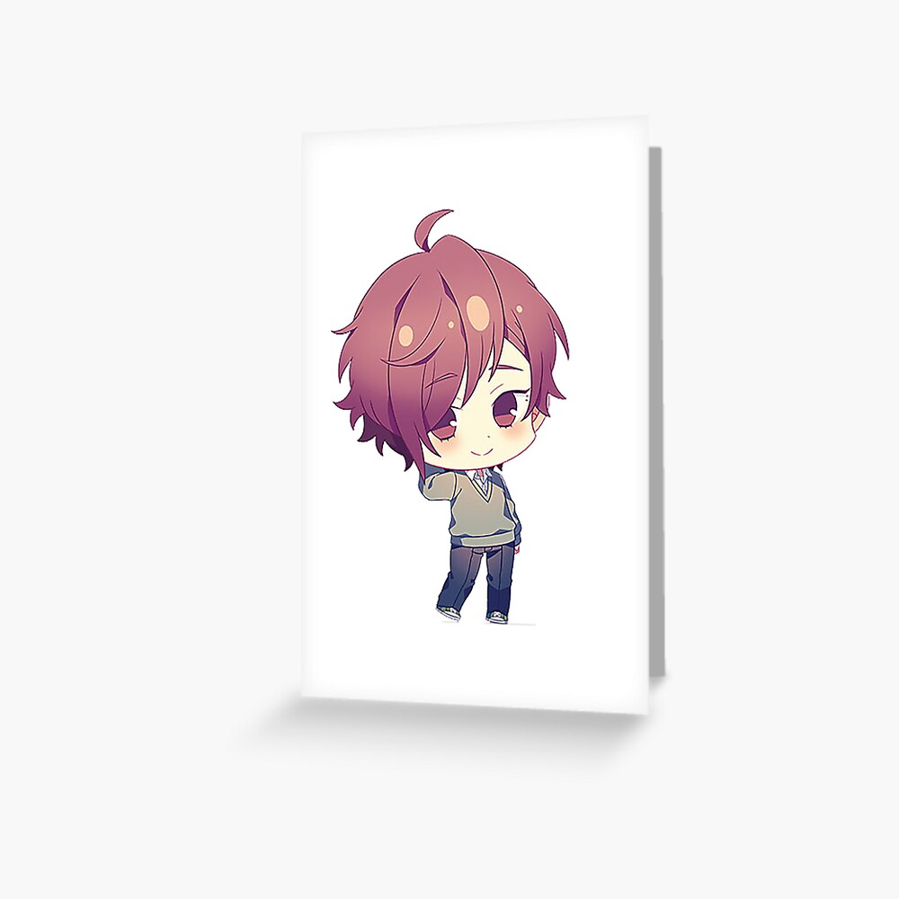 Horimiya Sad Chibi Izumi Miyamura (Short Hair) Greeting Card for Sale by  nicoburritoo