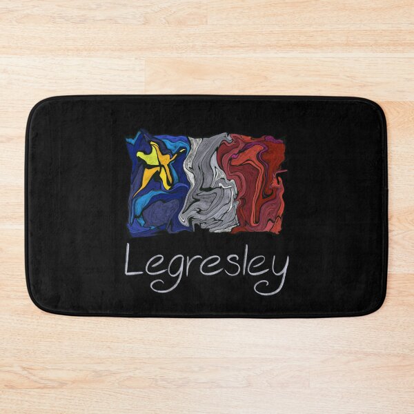 Item preview, Acadian Flag pastel liquid mosaic Legresley - Drapeau acadien mosaïque liquide pastel vitrail Legresley designed and sold by ColoursOfFrance.