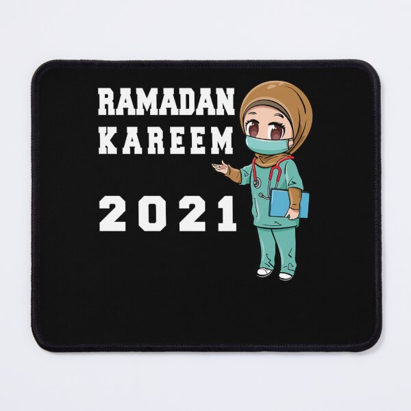 Item preview, Ramadan Kareem 2021 Muslim Nurse Gift Hijab girl Sweatshirt designed and sold by AustenVolker.
