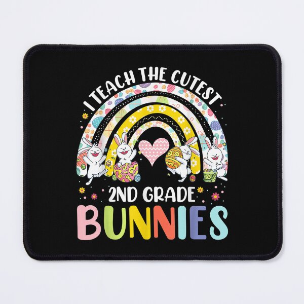 Item preview, I Teach Cutest Bunnies 2nd Grade Easter For Teacher Rainbow designed and sold by doriaali.