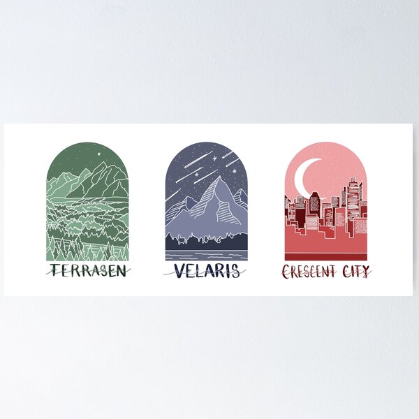 Item preview, Boho Terrasen, Velaris, and Crescent City designed and sold by Ceren Iz.