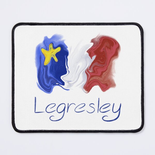 Item preview, Acadian Flag pastel liquid Legresley - Drapeau acadien liquide pastel Legresley designed and sold by ColoursOfFrance.