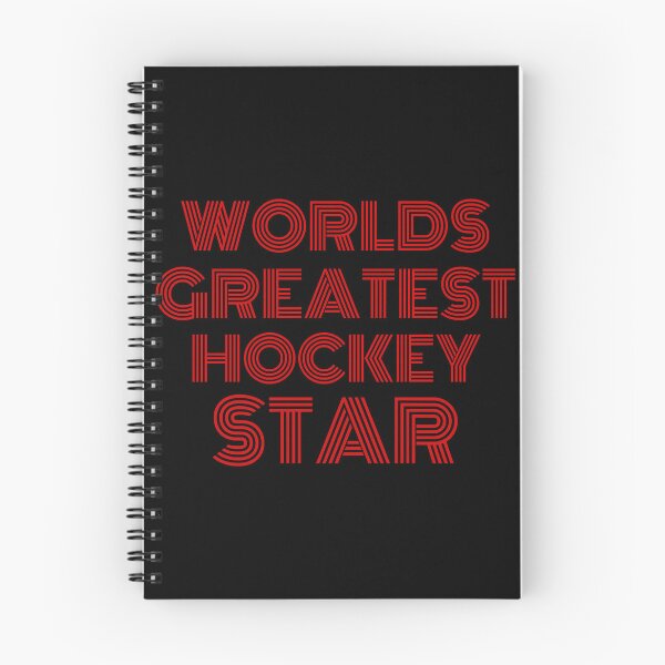 Item preview, Worlds Greatest Hockey Star Awsome Red Retro Text Design Sticker designed and sold by jacksrome6.