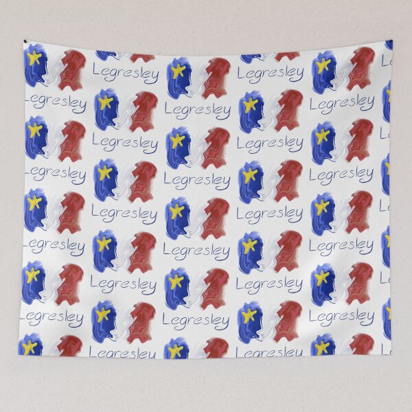 Item preview, Acadian Flag pastel liquid Legresley  - Drapeau acadien liquide pastel Legresley designed and sold by ColoursOfFrance.