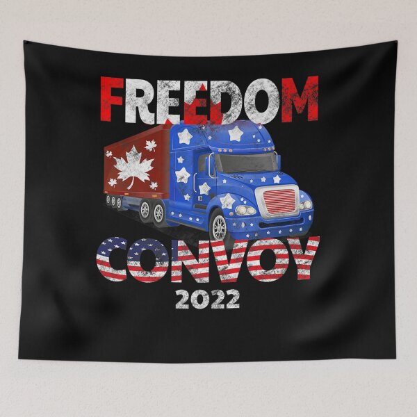 Item preview, Freedom Convoy 2022 In Support of Truckers Mandate Freedom Premium designed and sold by Jefferyturgill.