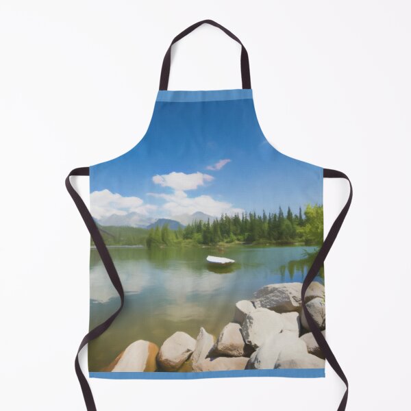 Item preview, Rocky Lake Front Mountainous Summer Landscape designed and sold by Zeph1.