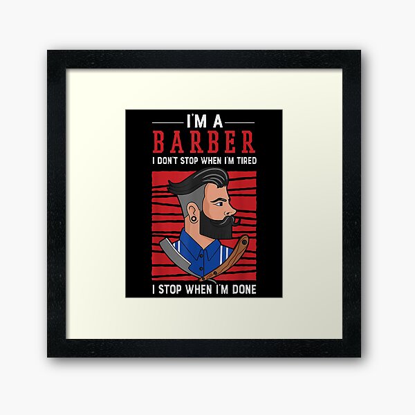 Item preview, I'm A Barber Funny Sayings Hairdresser Hairstylist  designed and sold by doriaali.