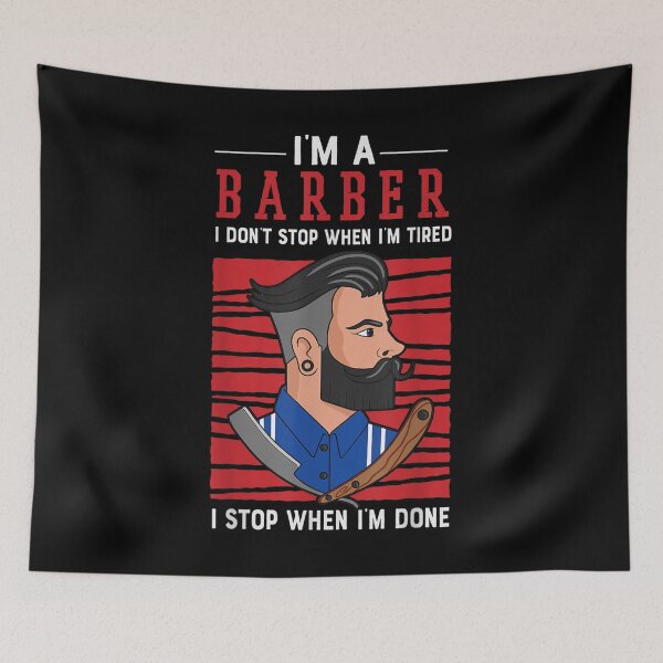 Item preview, I'm A Barber Funny Sayings Hairdresser Hairstylist  designed and sold by doriaali.