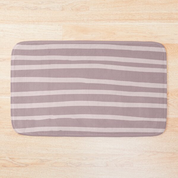 Item preview, Minimalist horizontal old pink stripes pattern designed and sold by Thegentleshop.