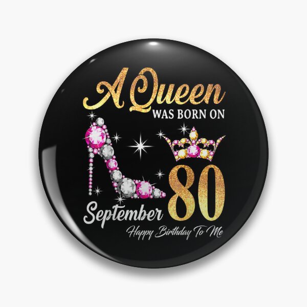 Item preview, A Queen Was Born In September 80 Happy Birthday To Me  designed and sold by doriaali.