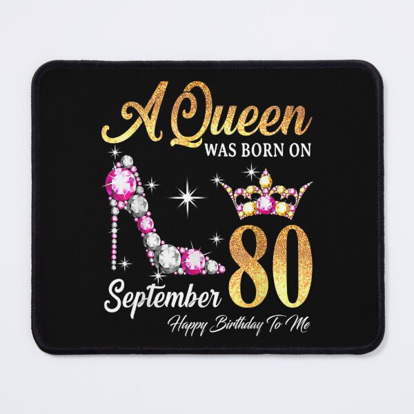 Item preview, A Queen Was Born In September 80 Happy Birthday To Me  designed and sold by doriaali.