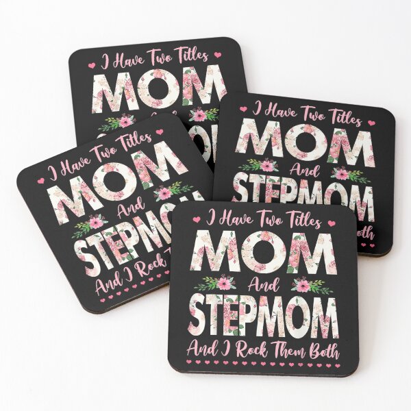Item preview, I Have Two Titles Mom And Stepmom Flowers Mother's Day  designed and sold by doriaali.