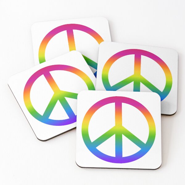 Item preview, Rainbow Peace Symbol designed and sold by RawSunArt.