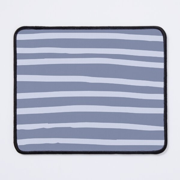 Item preview, Minimalist horizontal blue stripes pattern designed and sold by Thegentleshop.