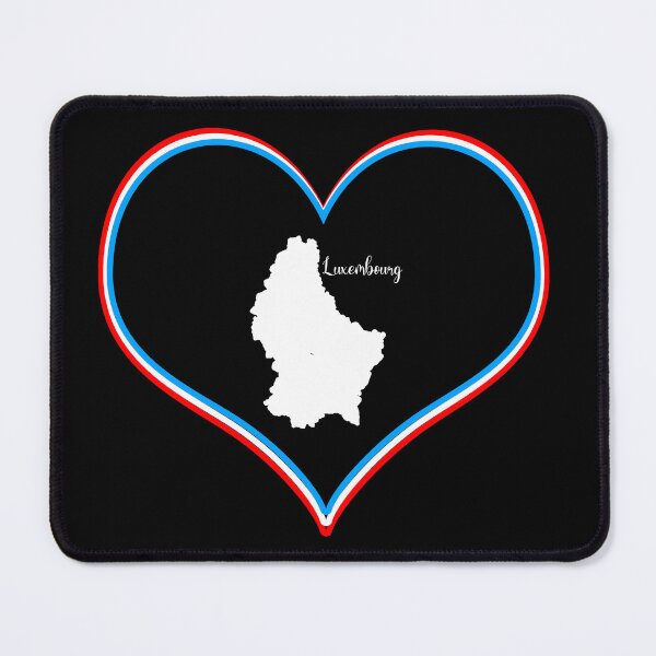 Item preview, Black heart map Luxembourg designed and sold by Astralia.