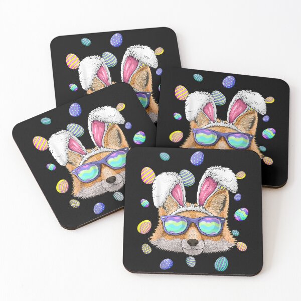 Item preview, Fox Easter Bunny Ears Funny Easter Eggs Hunting  designed and sold by doriaali.