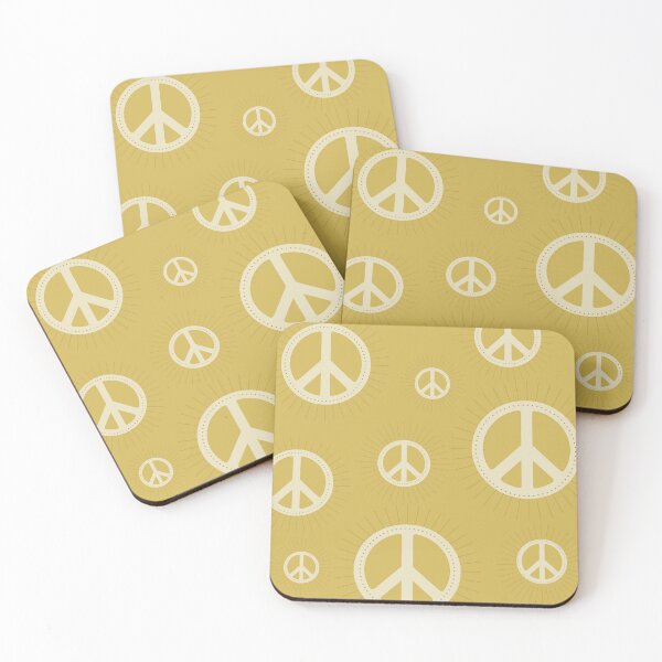 Item preview, Amber boho peace and love pattern designed and sold by Thegentleshop.