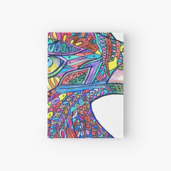Bald eagle mandala Hardcover Journal