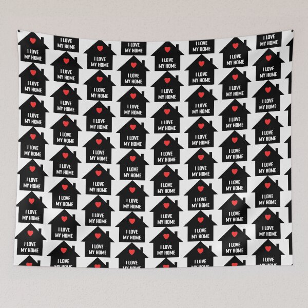 Item preview,  I Love My Home Sweet Home House Red Heart designed and sold by wenjunior.