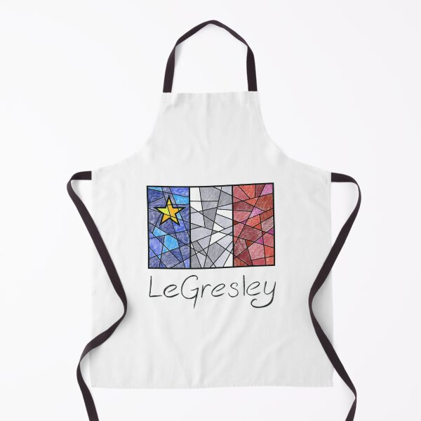 Item preview, Acadian Flag pastel mosaic LeGresley - Drapeau acadien mosaïque pastel vitrail LeGresley designed and sold by ColoursOfFrance.
