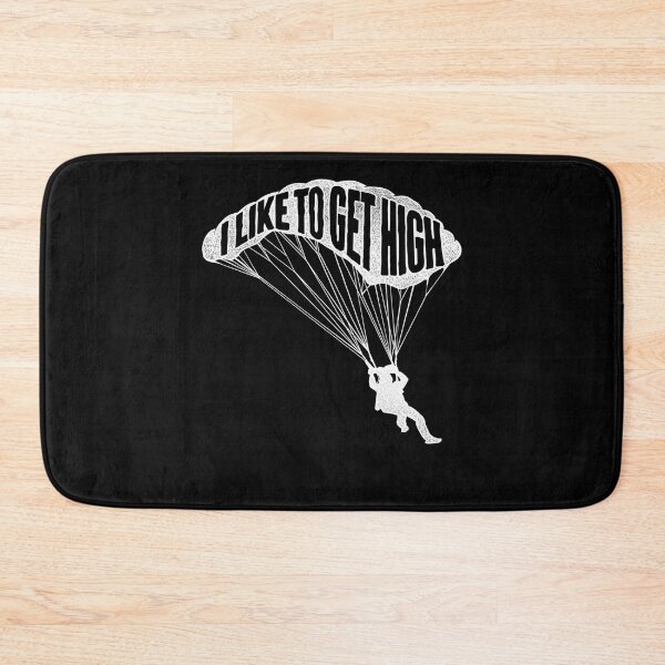 Item preview, I Like To Get High Skydiver Parachutist Skydive Parachute designed and sold by theresamorelli.