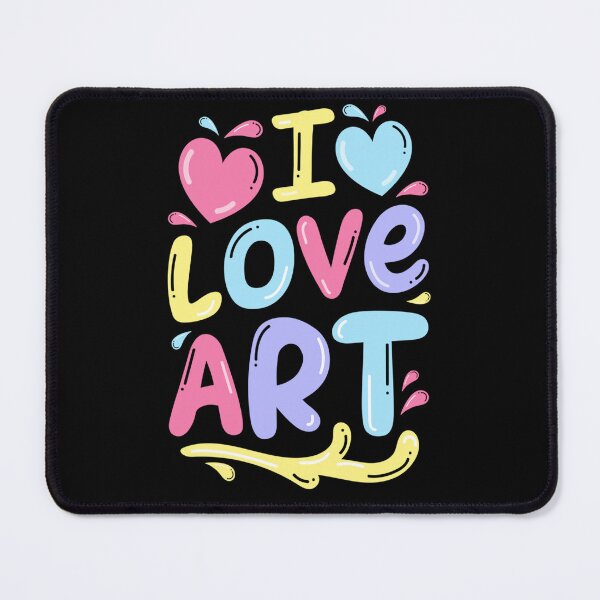 Item preview, I Love Art Artist Painter Colorful Painting designed and sold by theresamorelli.