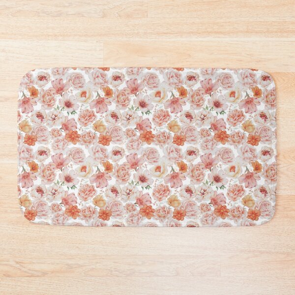 Item preview, peach floral  designed and sold by EcMermaid1972.