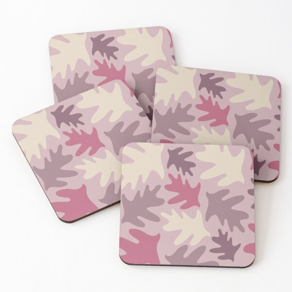 Item preview, Pink abstract funky foliage pattern designed and sold by Thegentleshop.