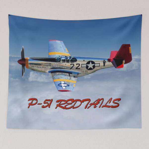 Item preview, Famous Aircraft P51 Red Tails designed and sold by Mil Merchant.