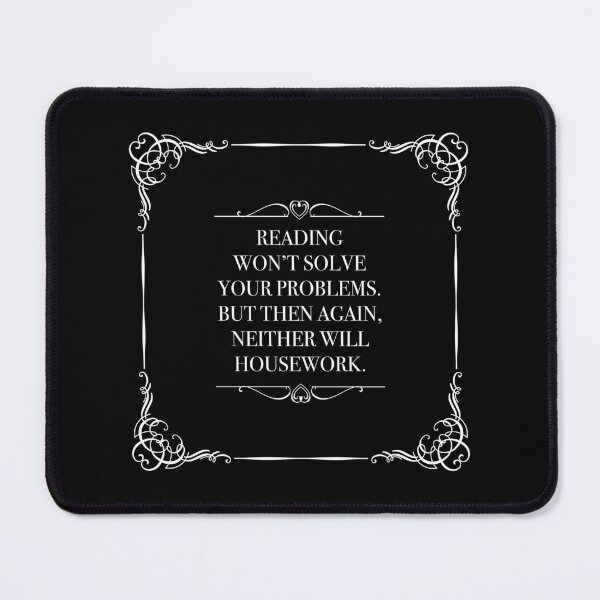 Item preview, Reading Won't Solve Your Problems designed and sold by literarylifeco.
