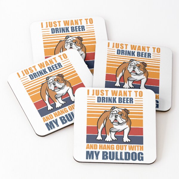 Artikelvorschau, Der beste Bier trinkende Bulldoggen-Vater aller Zeiten entworfen und verkauft von DadJokeDescript.
