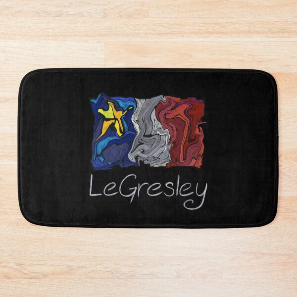 Item preview, Acadian Flag pastel liquid mosaic LeGresley - Drapeau acadien mosaïque liquide pastel vitrail LeGresley designed and sold by ColoursOfFrance.