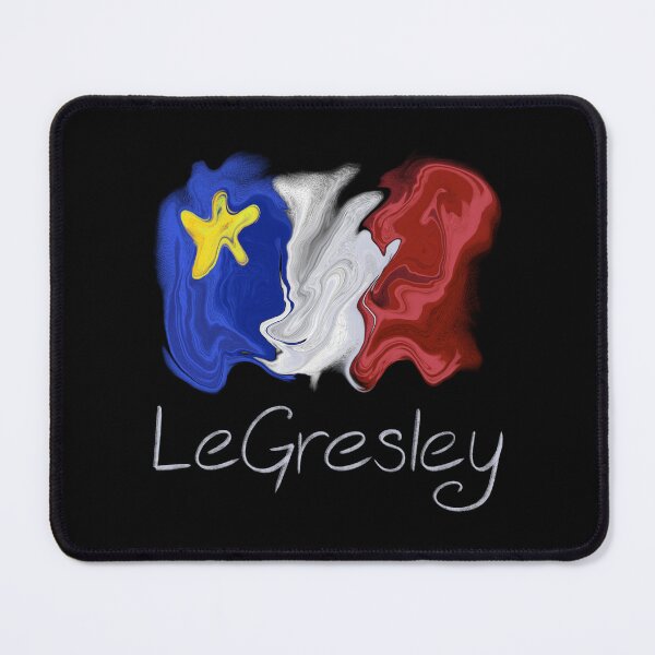 Item preview, Acadian Flag pastel liquid LeGresley - Drapeau acadien liquide pastel LeGresley designed and sold by ColoursOfFrance.