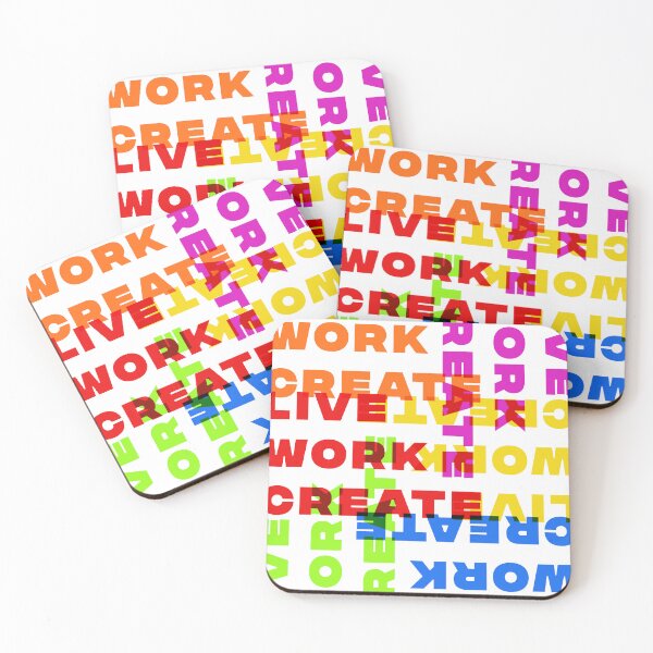 Item preview, LIVE, WORK, CREATE designed and sold by ccBOx.