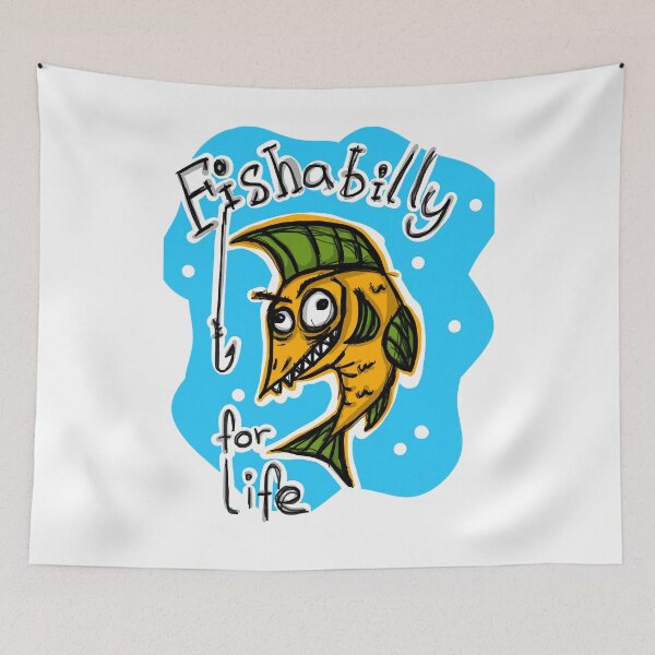 Item preview, Funny Men Fishabilly For Life Mens Funny designed and sold by Jameskirappoh.