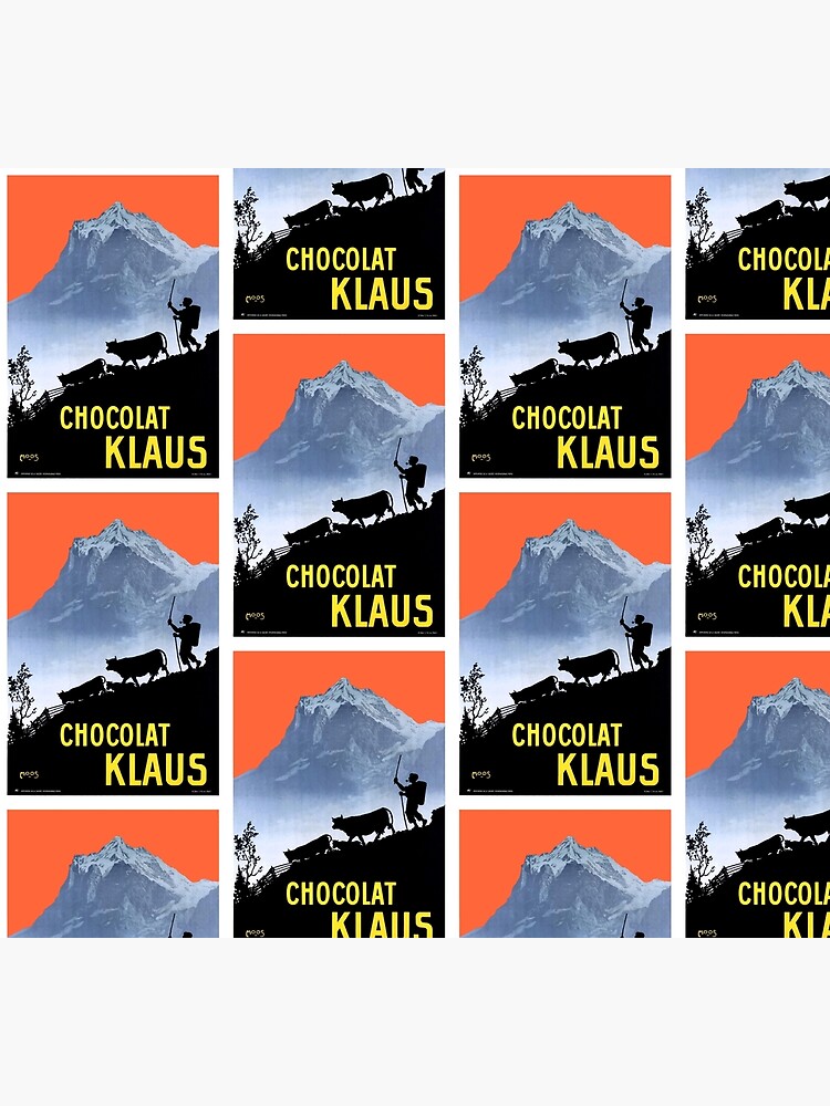 Discover 1906 SWITZERLAND Chocolate Advertising Poster Socks