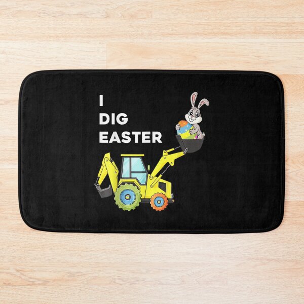 Item preview, Kids I Dig Easter Bunny Rabbit Eggs Tractor Toddler Boys  designed and sold by terrycar.