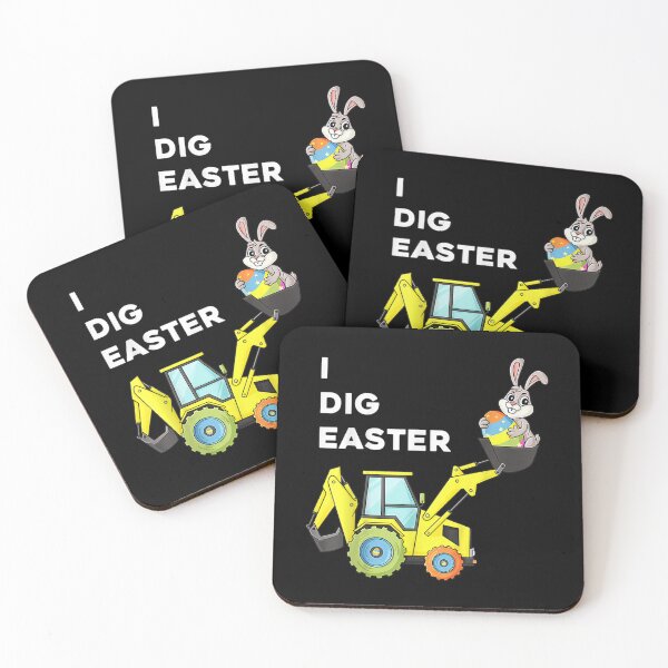 Item preview, Kids I Dig Easter Bunny Rabbit Eggs Tractor Toddler Boys  designed and sold by terrycar.