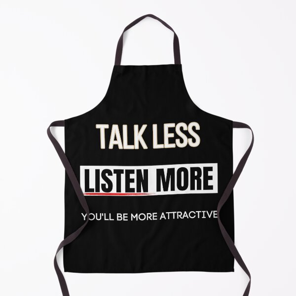 Item preview, Talk Less Listen More Inspirational Quote designed and sold by my-green-gecko.