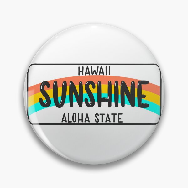 Item preview, Hawaii License Plate Rainbow designed and sold by honeybutterfly.