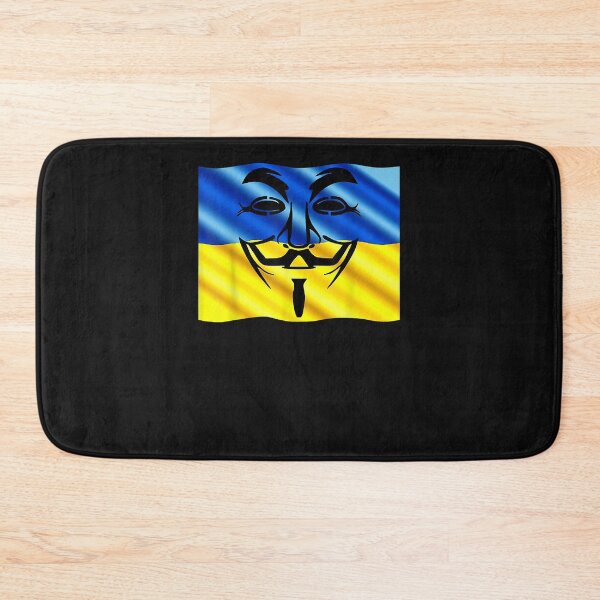 Item preview, Anonymous I Stand With Ukraine Ukrainian Lover support flag designed and sold by pamelattbeata.
