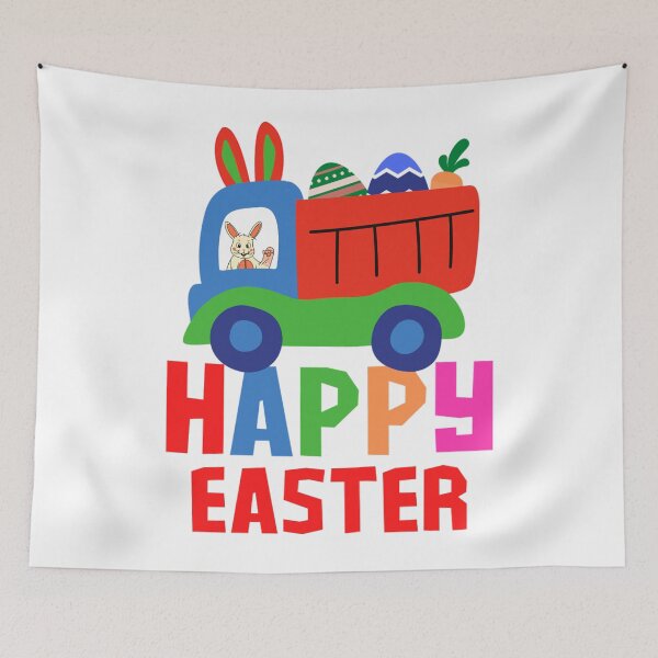 Item preview, Cute Easter Bunny Riding Monster Truck | Cute Easter Bunny designed and sold by chetan786.