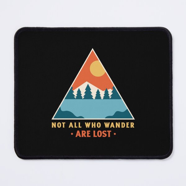 Item preview, Not All That Wander Are Lost | Not All Who Wander Are Lost | Forest | Adventure Quotes designed and sold by SoloTravelShop.