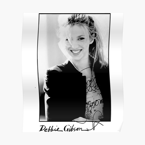 Black Ts Idea Debbie Gibson Retro 80s Aesthetic Design Poster By Rashawnmoore202 Redbubble 8754