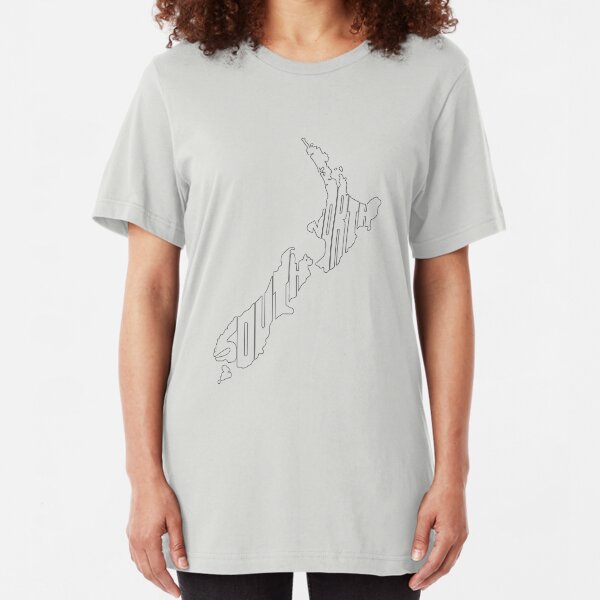 North and South Slim Fit T-Shirt